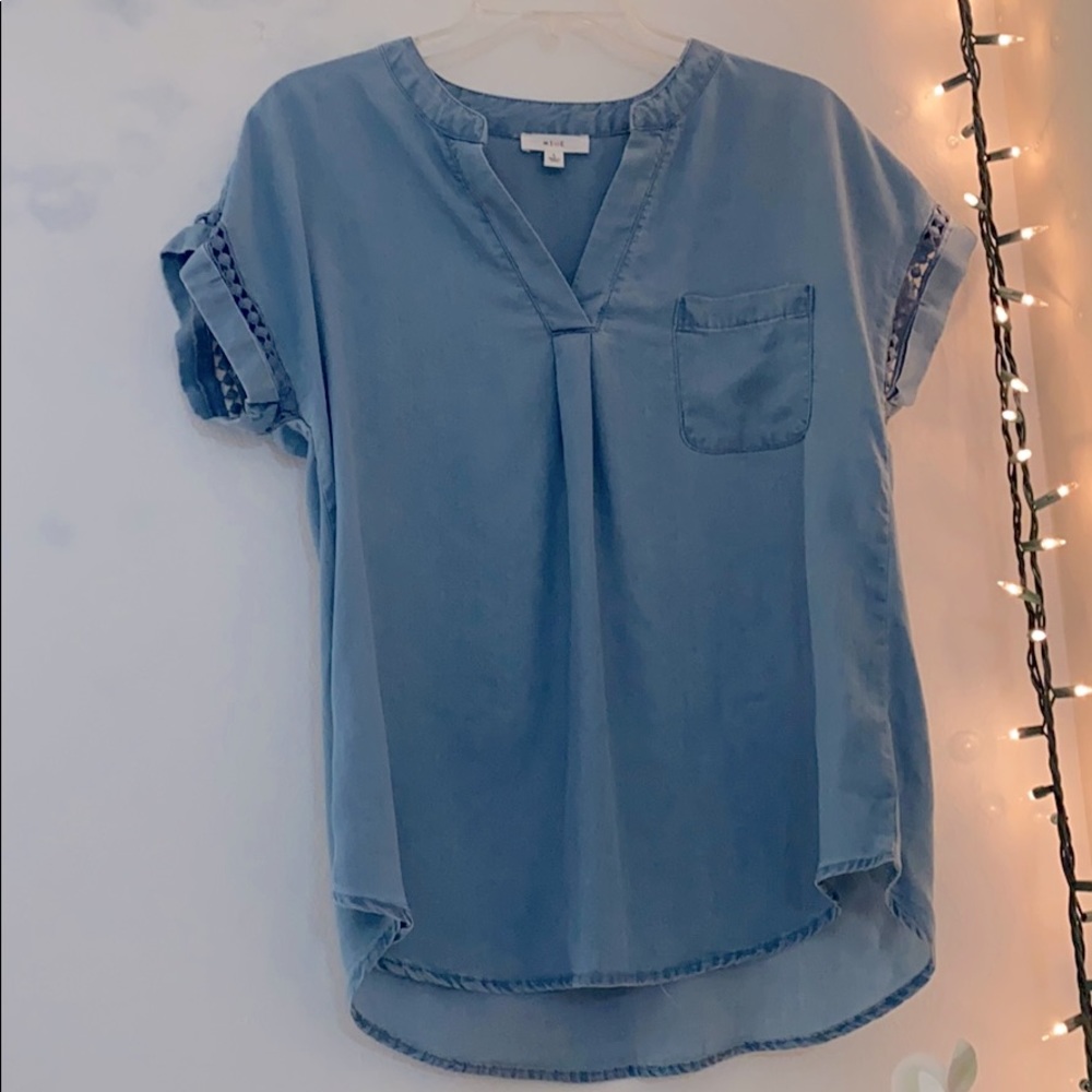 Unworn blue top